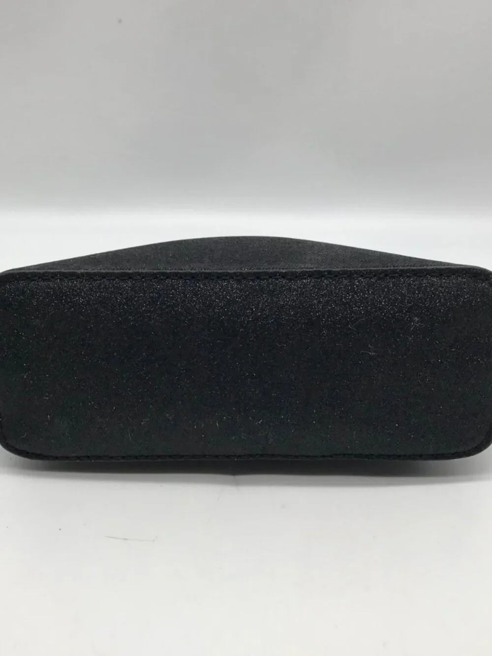 Kate Spade Black Glitter Fabric Joeley Dome Pouch